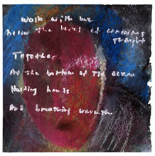 Mahaba's Series #7 8x8 in. mixed media 