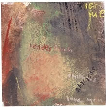 Mahaba #3 8x8 in. mixed media 